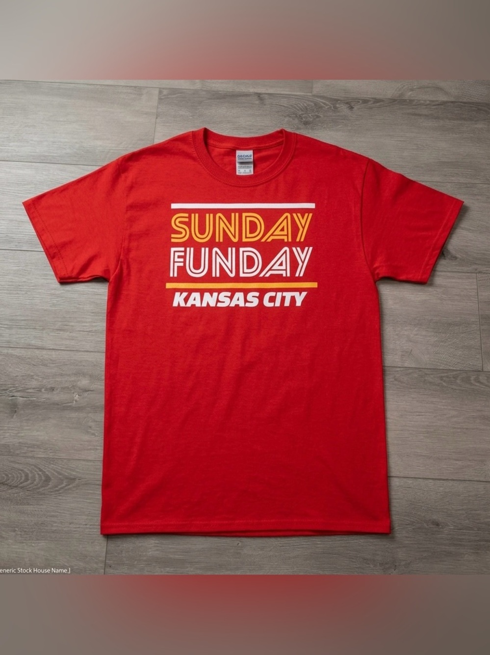 Port & Company Sunday Funday Kansas City Graphic T-Shirt - Unisex Large